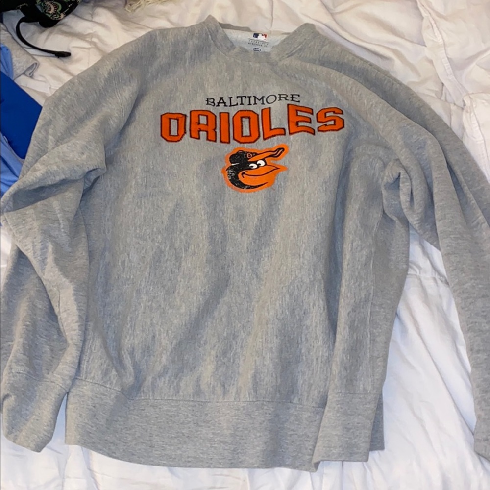 Large crew neck
